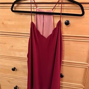 Express Reversible Sleeveless Burgundy tank top